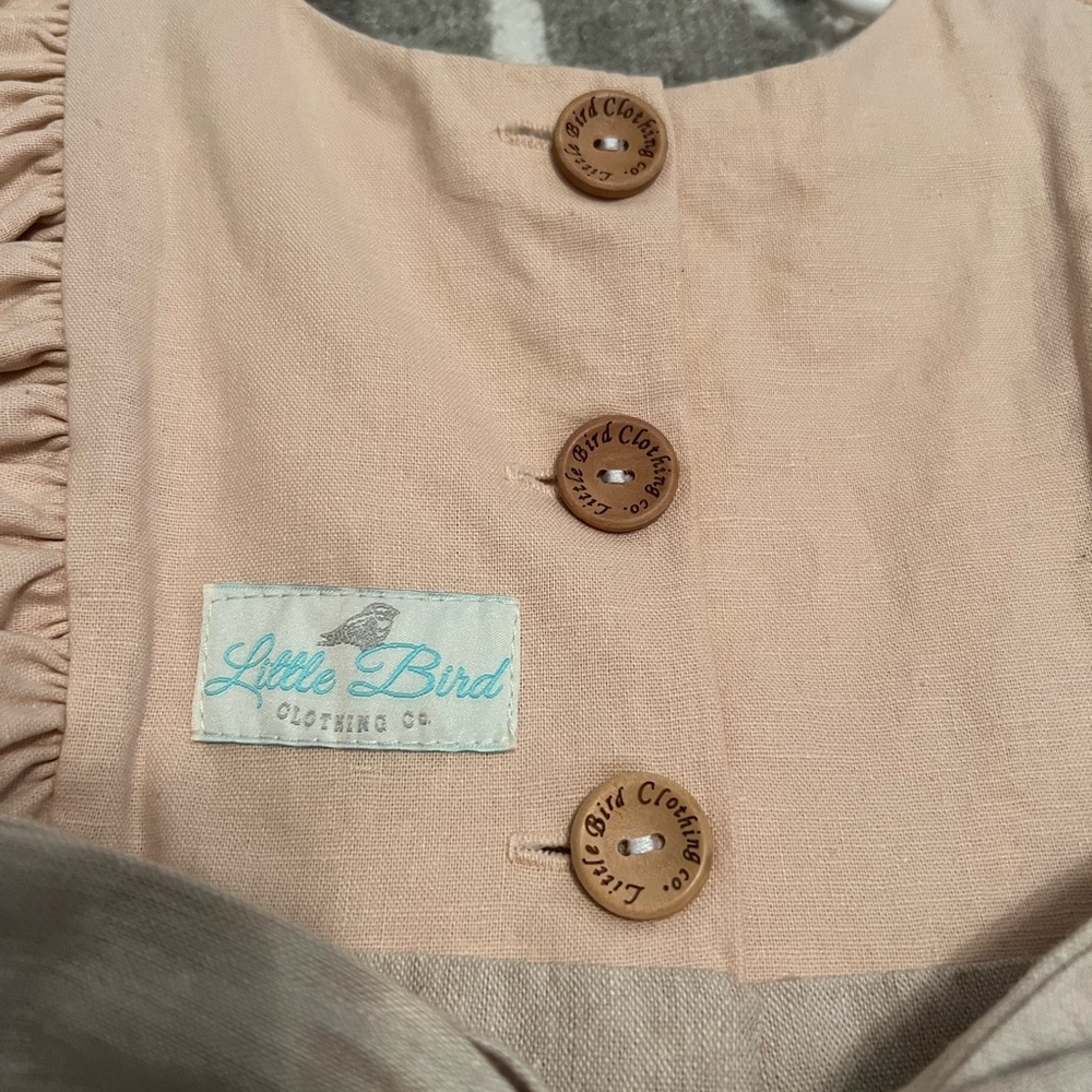 Adorable Pink Ruffle Romper - Picture 3 of 5